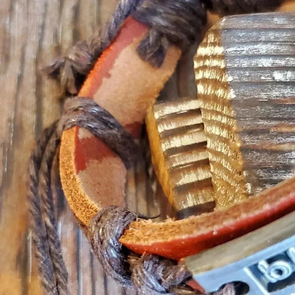 Blessing Positive Affirmation Leather Bracelet - Picture 3 of 5